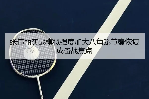 张伟丽实战模拟强度加大八角笼节奏恢复成备战焦点